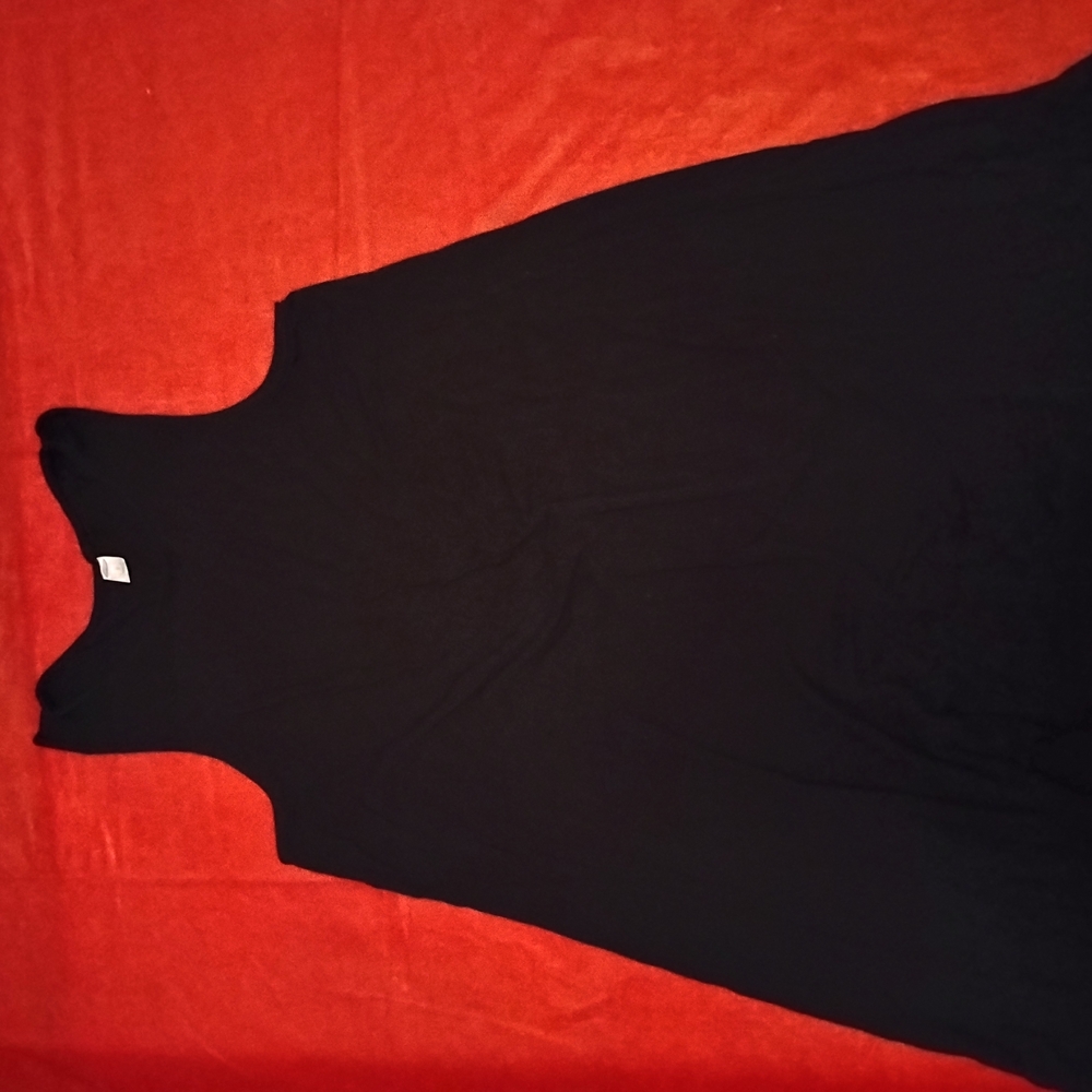 Black Sleeveless Sheath Maxi Dress for Work